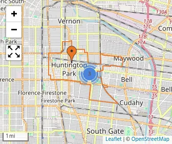 Area schools map